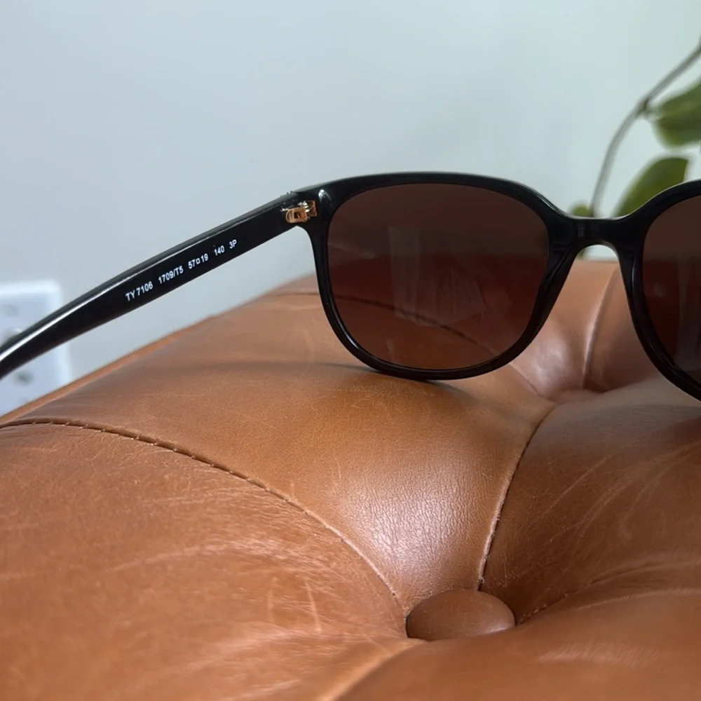 Tory Burch TY7106 Sunglasses 
Black Frame, Dark Brown Gradient - Picture 6 of 6